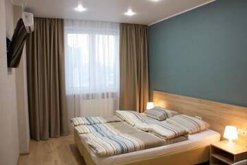 Фото номера Апартаменты с 2 спальнями Гостиница Sibgat Apartments г. Казань 6