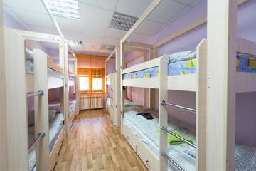 Фото номера Кровать в общем 8-местном номере для мужчин Гостиница Хостел Like г. Казань 21