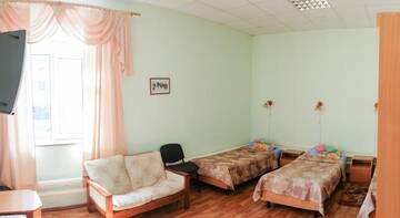 Фото номера Трехместный номер 4 категории однокомнатный в двухкомнатном блоке Гостиница  Фатима г. Казань 7